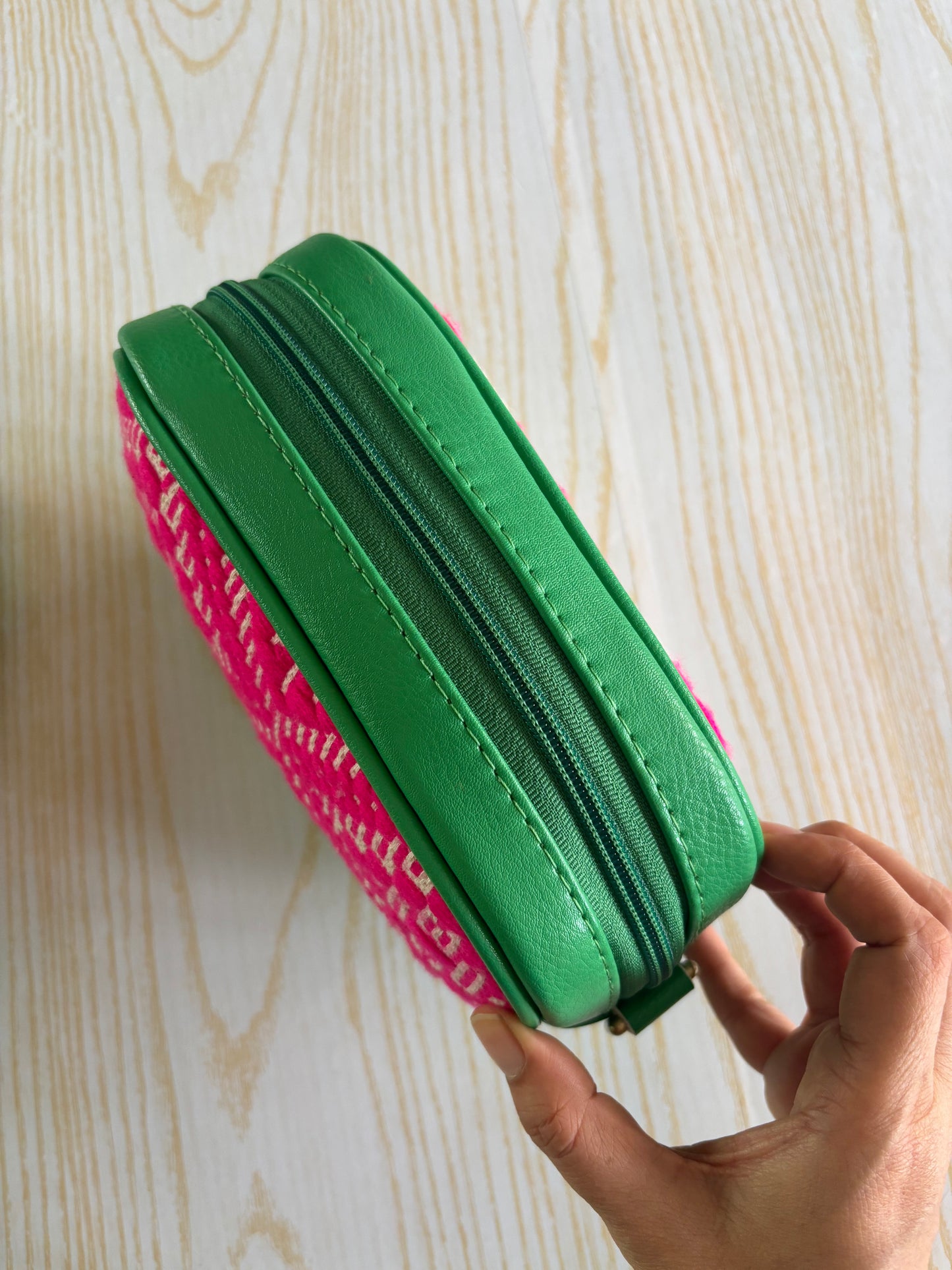 Pink and green sling