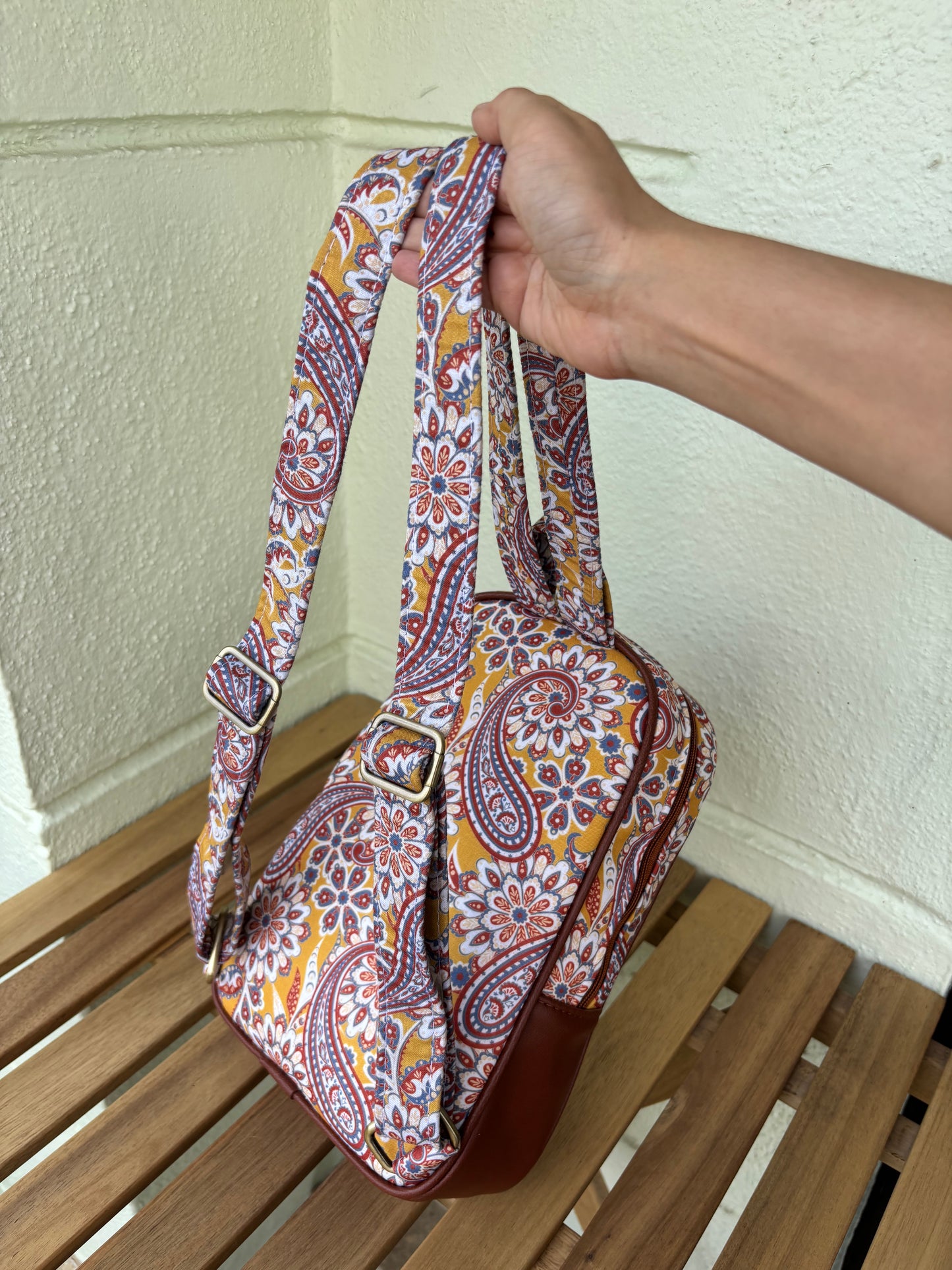 Amber Paisley Backpack