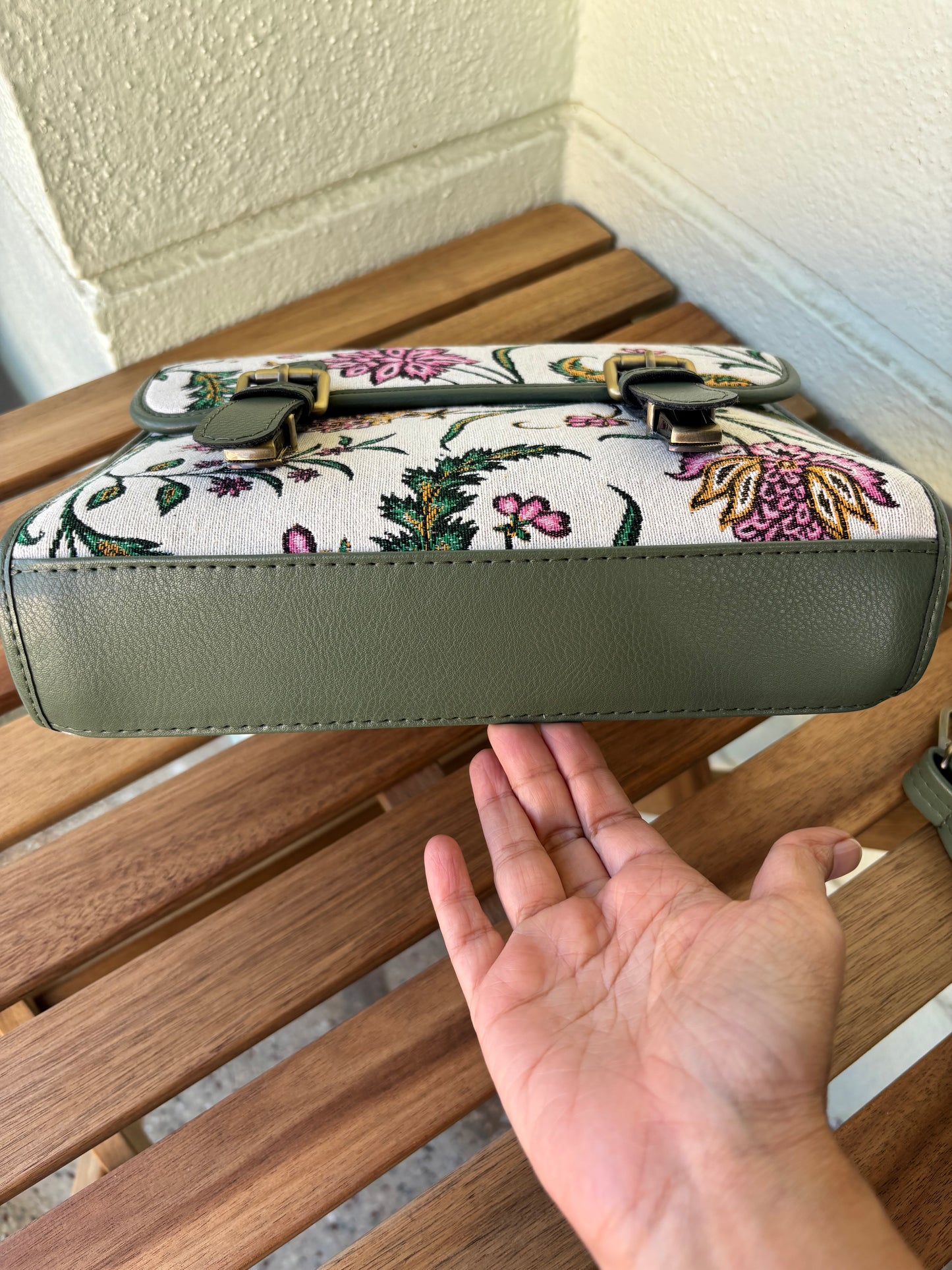 Meadow Bloom Saddle Bag