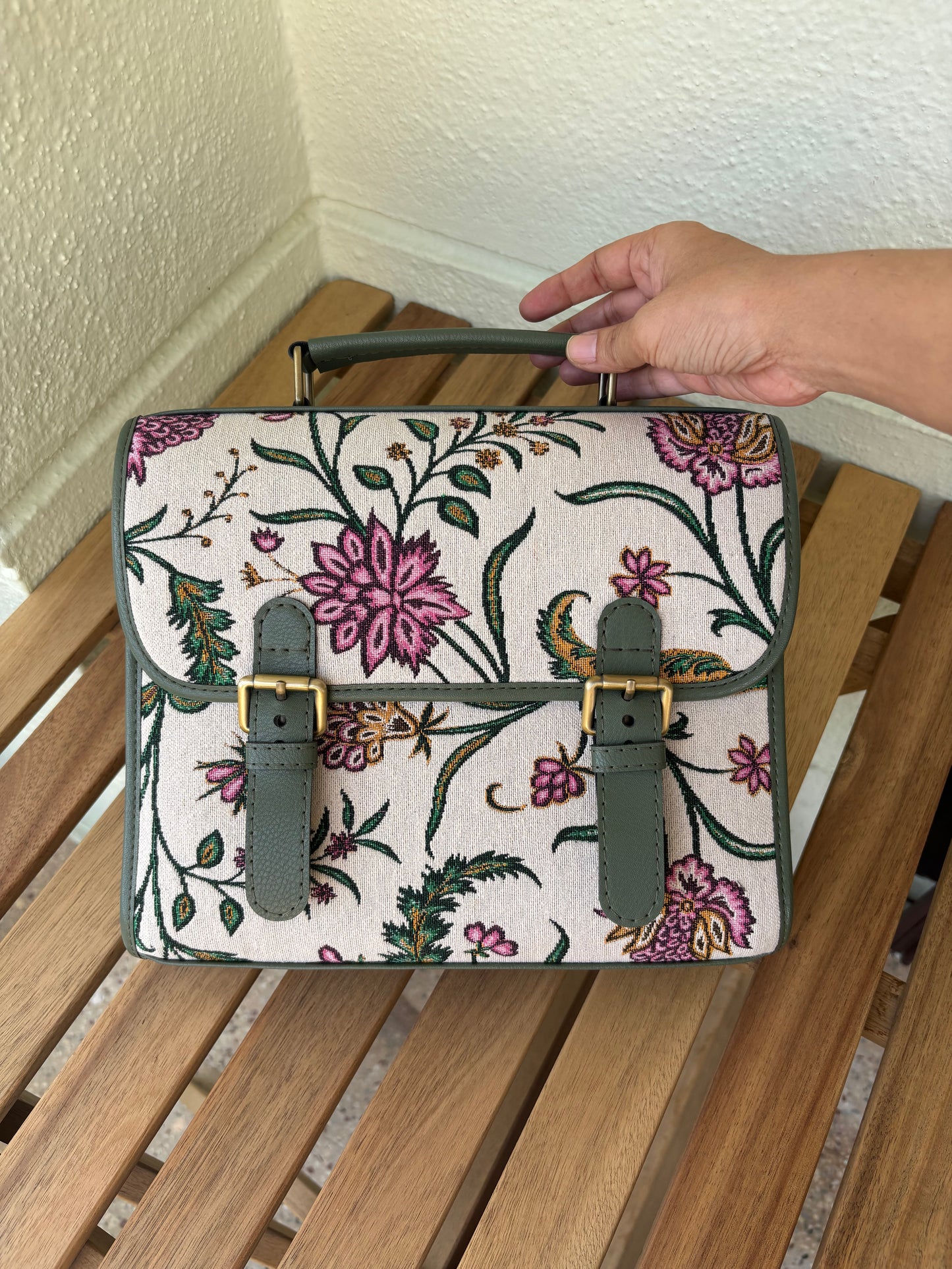 Meadow Bloom Saddle Bag