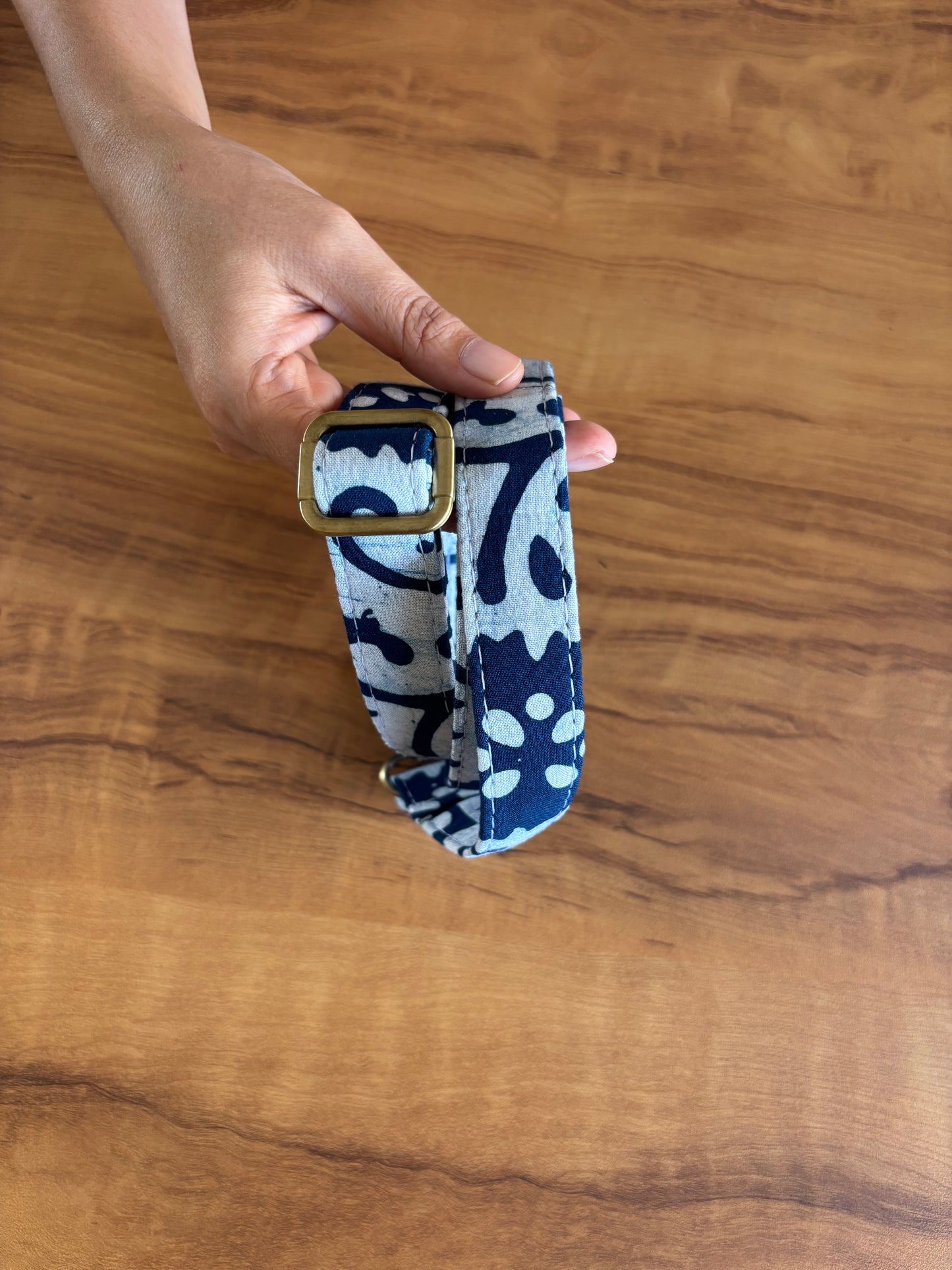 Batik print Baguette bag