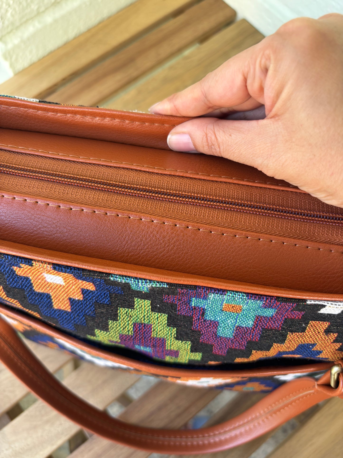 Geo Weave Tote