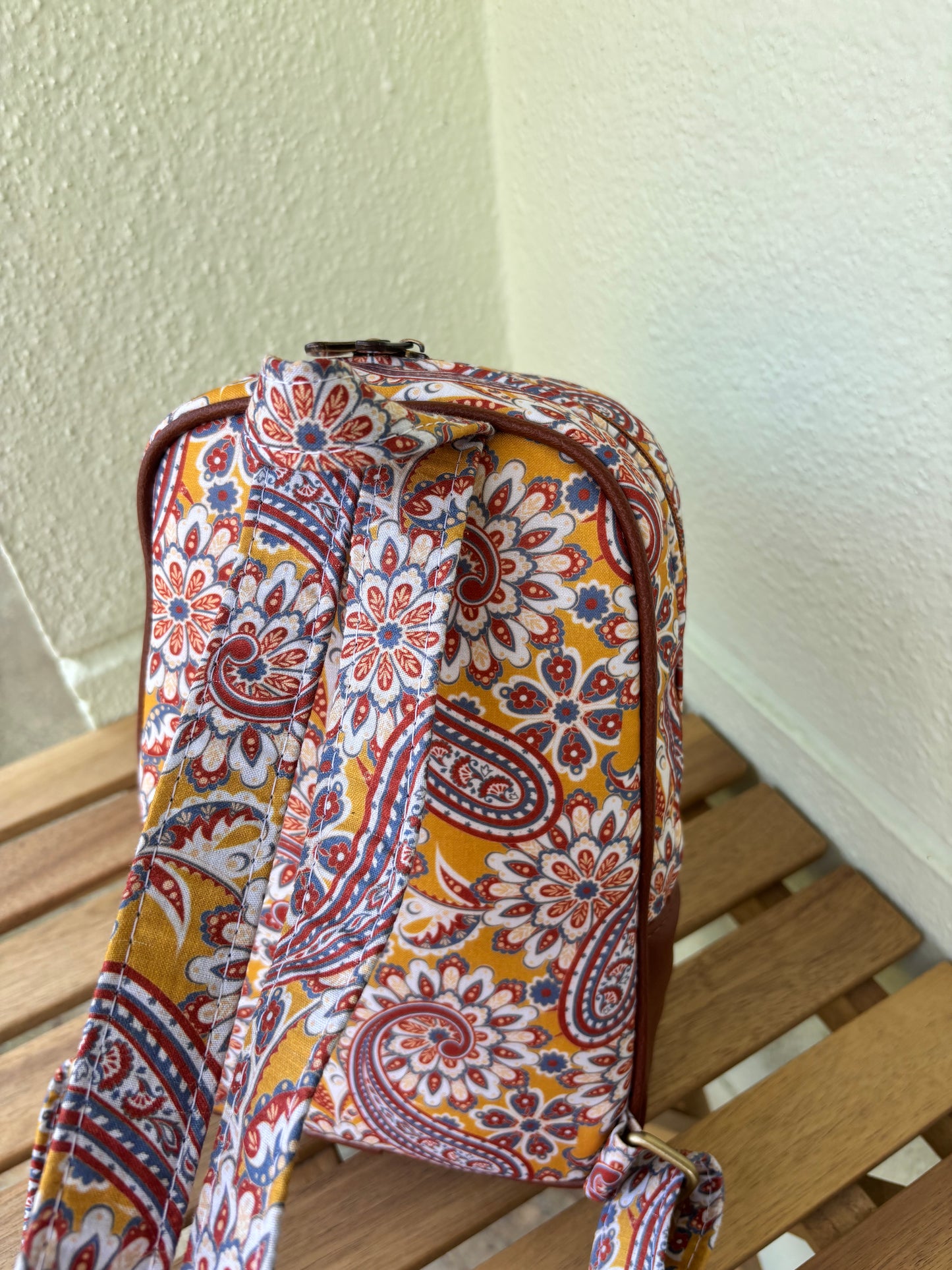 Amber Paisley Backpack