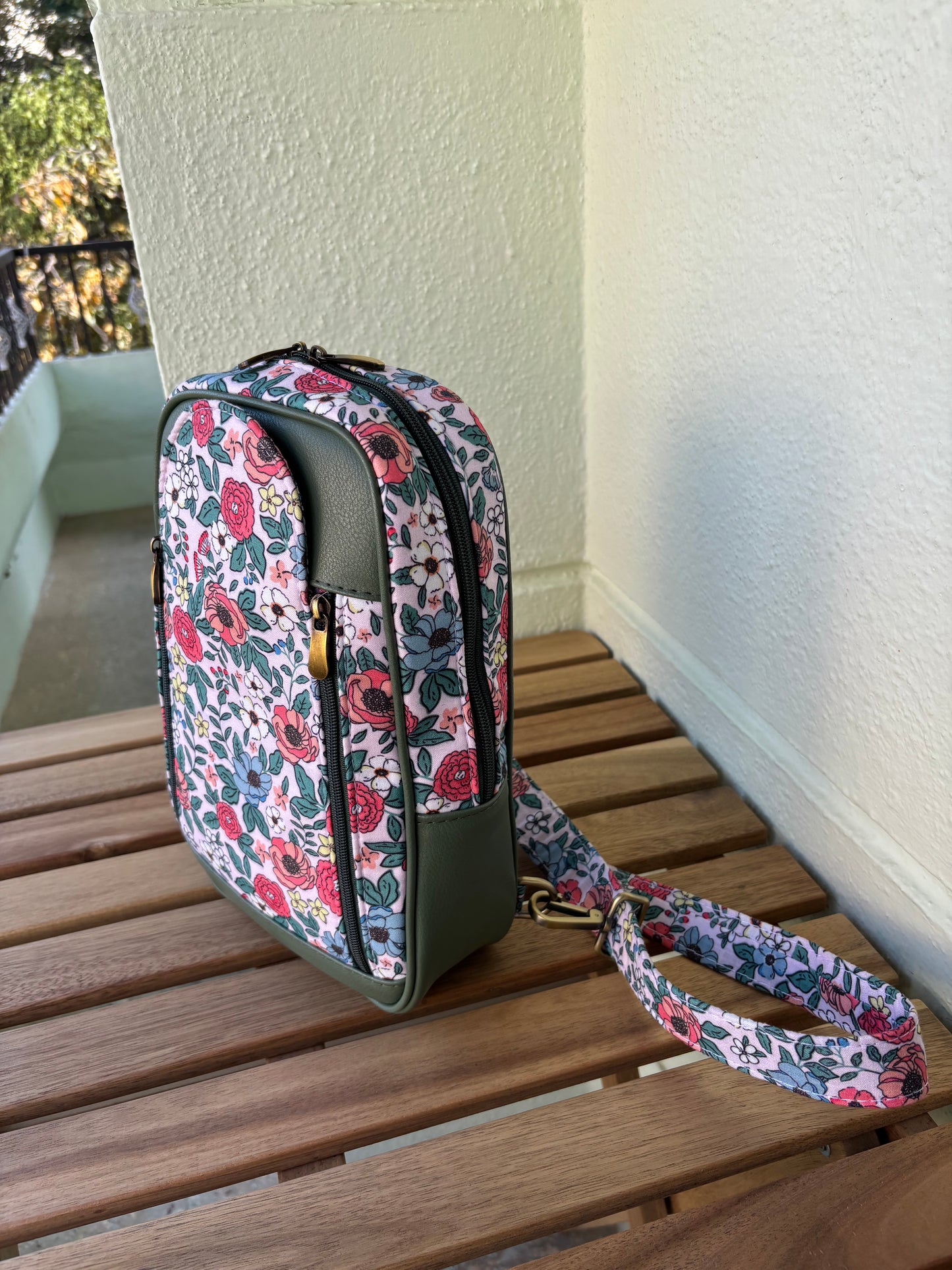 Floral Charm Chest & Back Sling