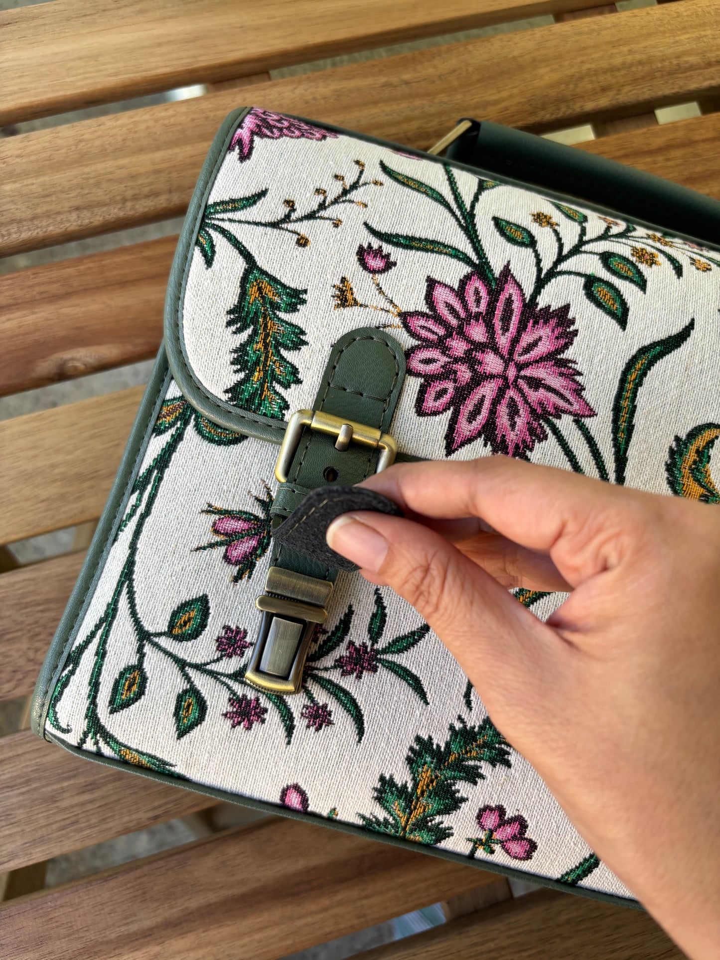 Meadow Bloom Saddle Bag