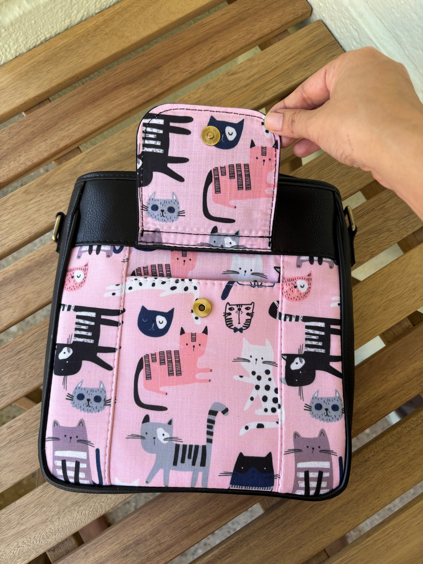 Midnight Whiskers Crossbody