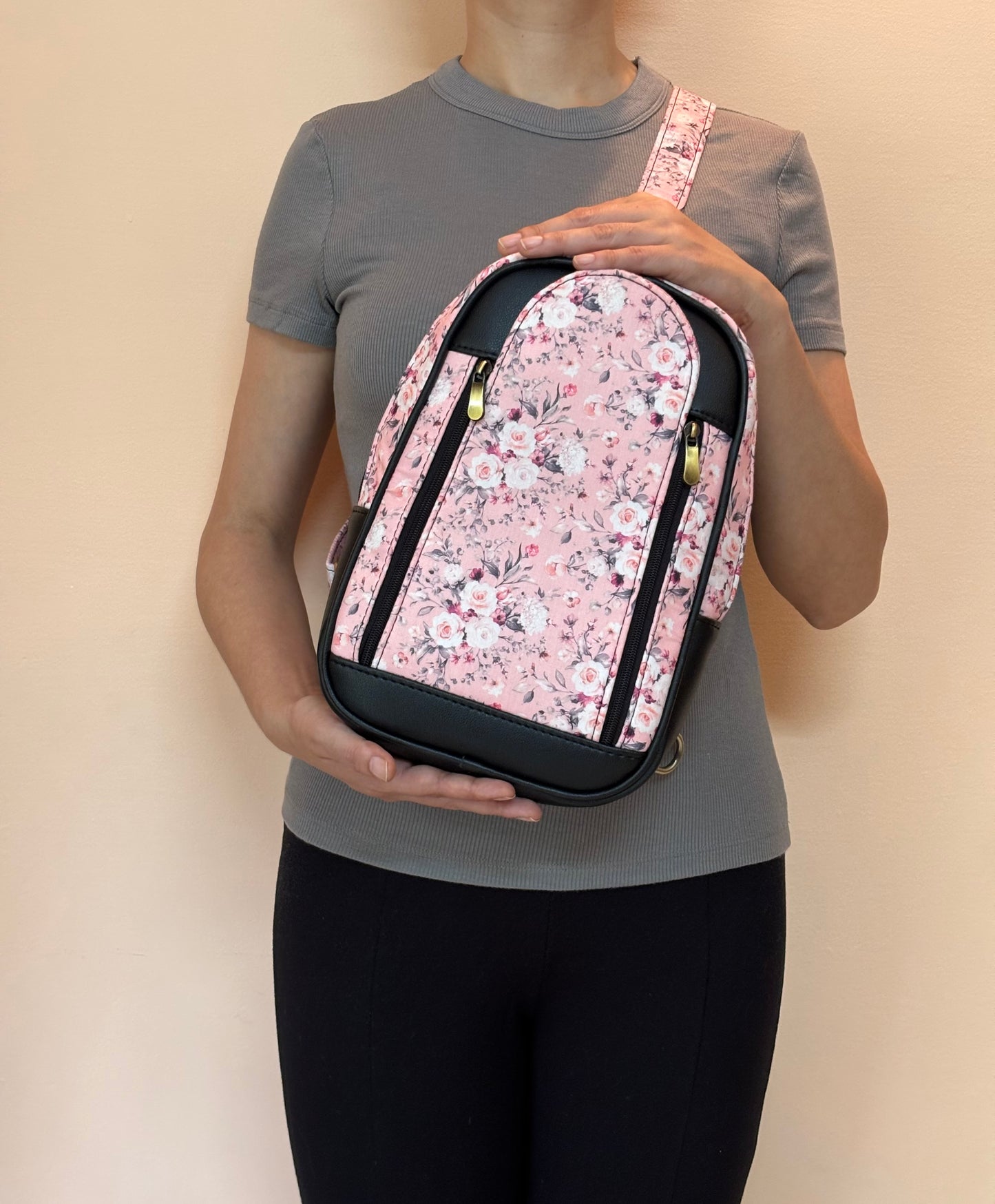 Blush Bloom Chest & Back Sling