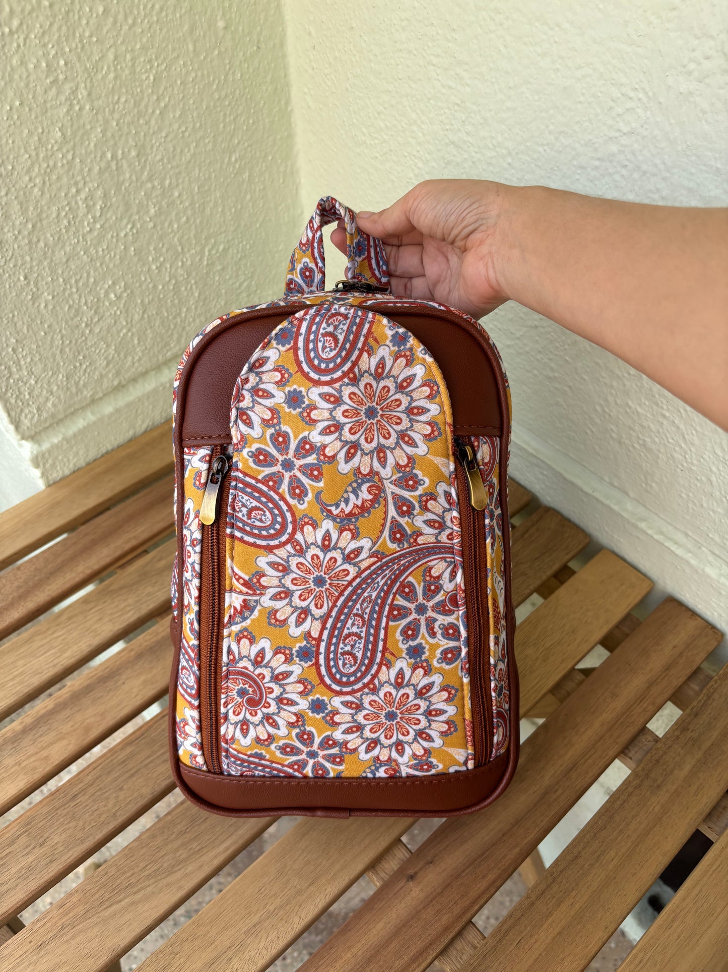 Amber Paisley Backpack