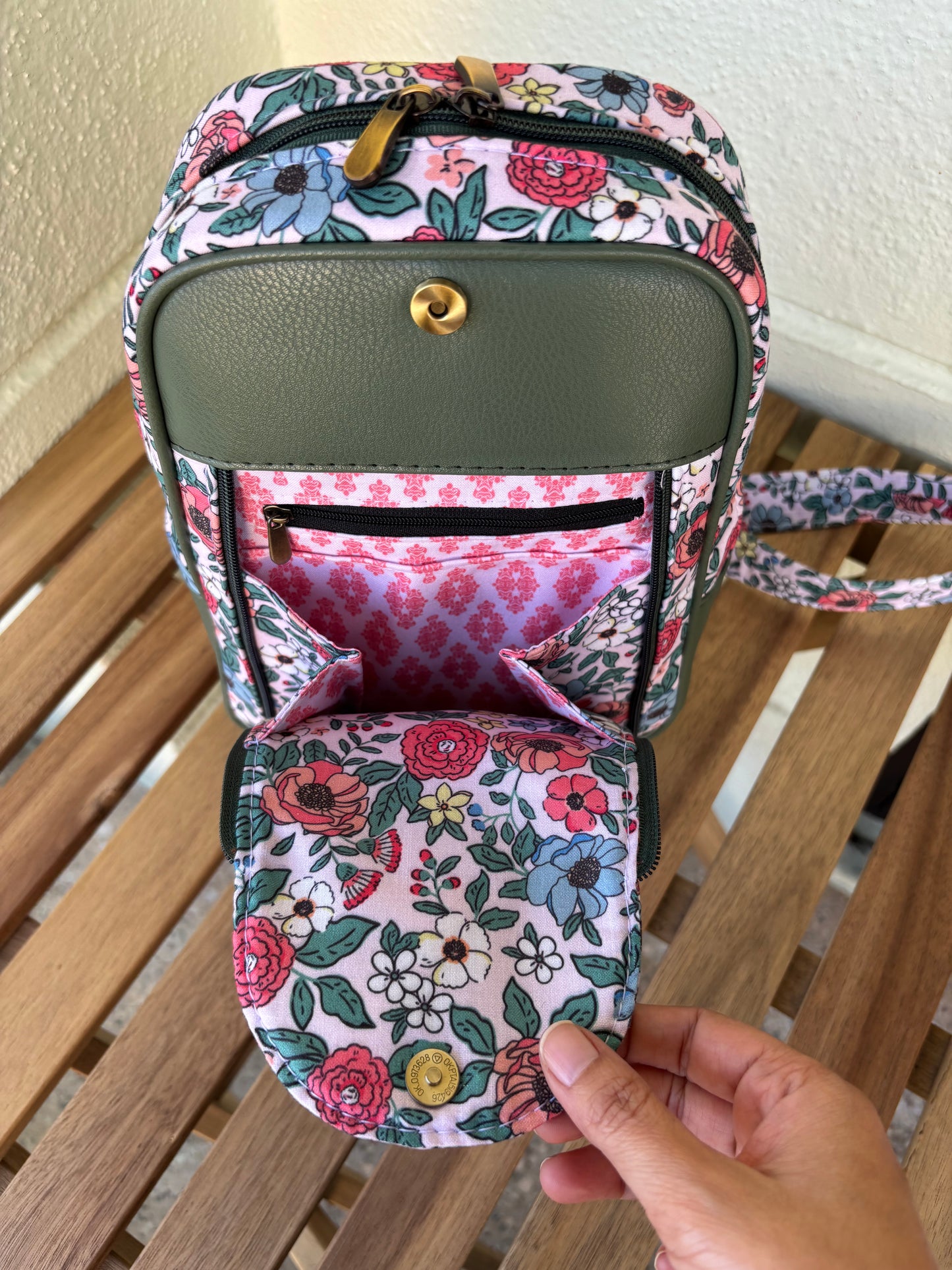 Floral Charm Chest & Back Sling