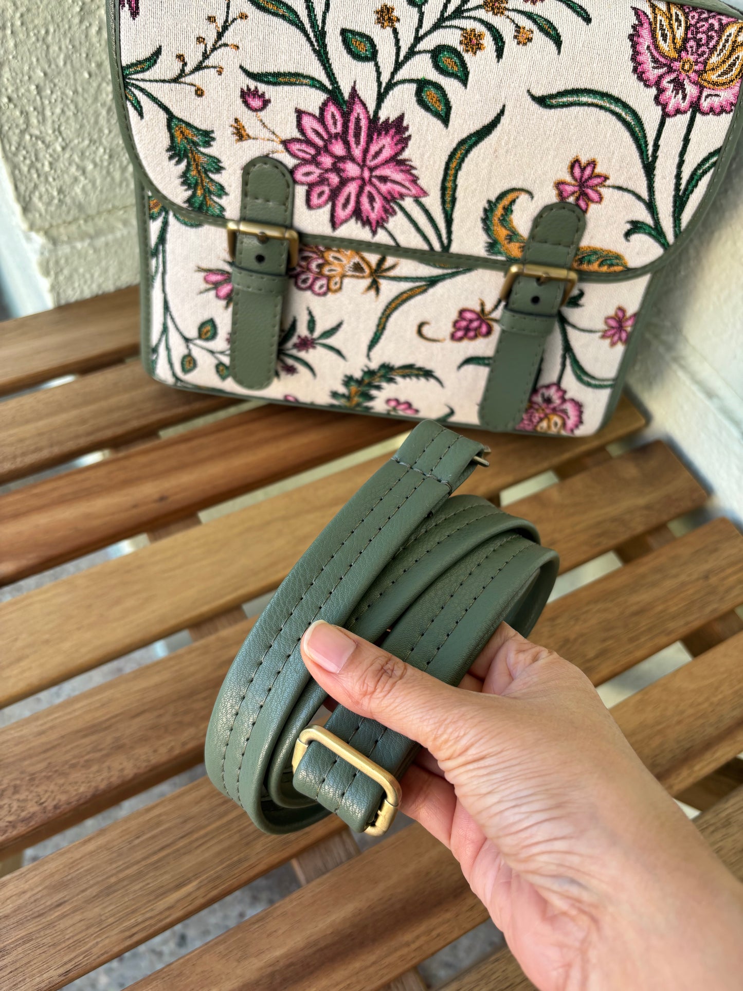Meadow Bloom Saddle Bag