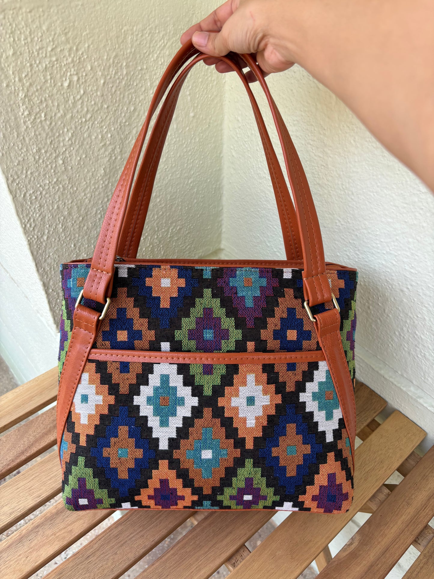 Geo Weave Tote
