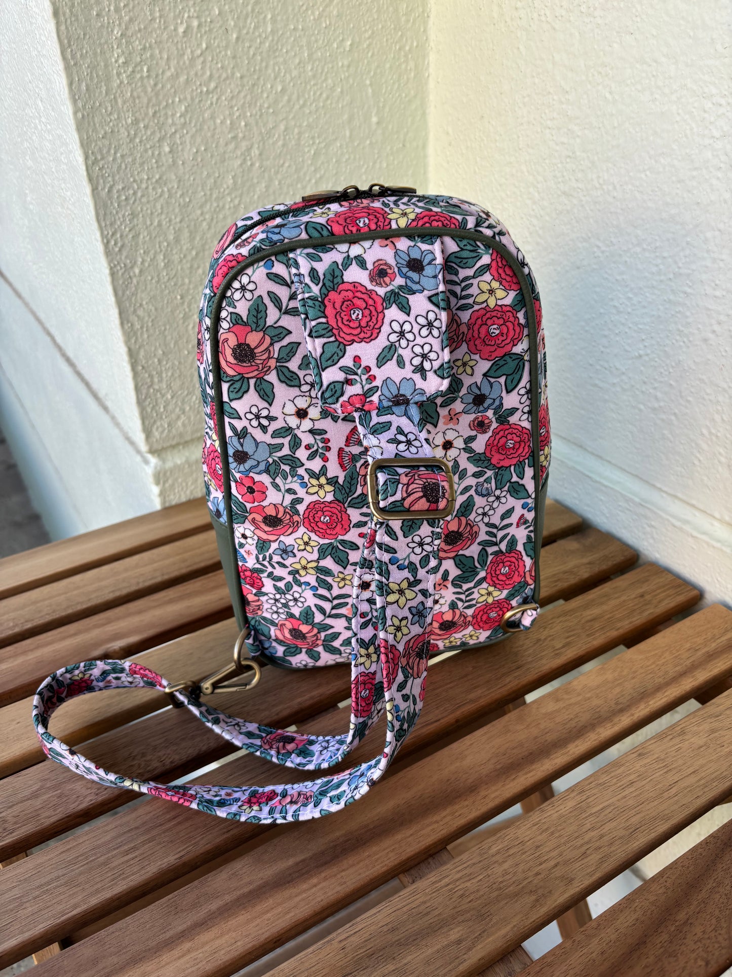 Floral Charm Chest & Back Sling