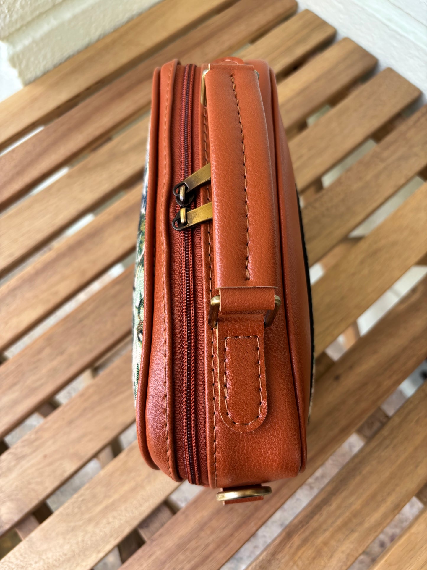 Vintage Bloom Briefcase Sling