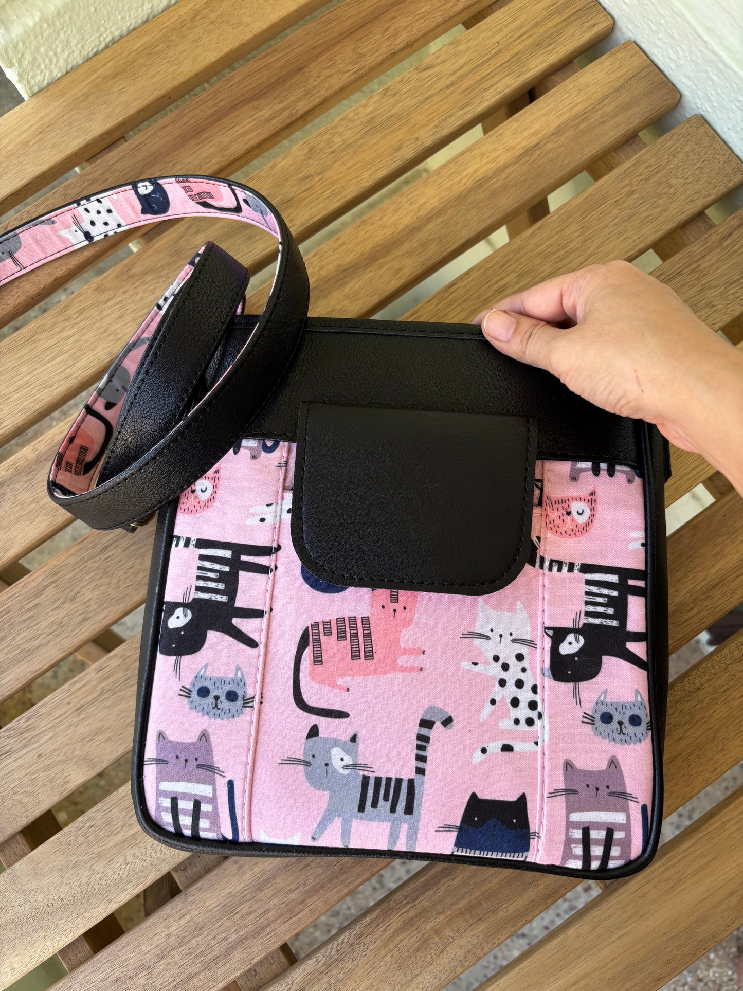 Midnight Whiskers Crossbody