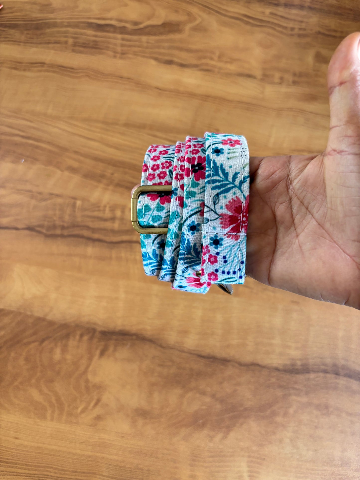 Floral print Baguette bag