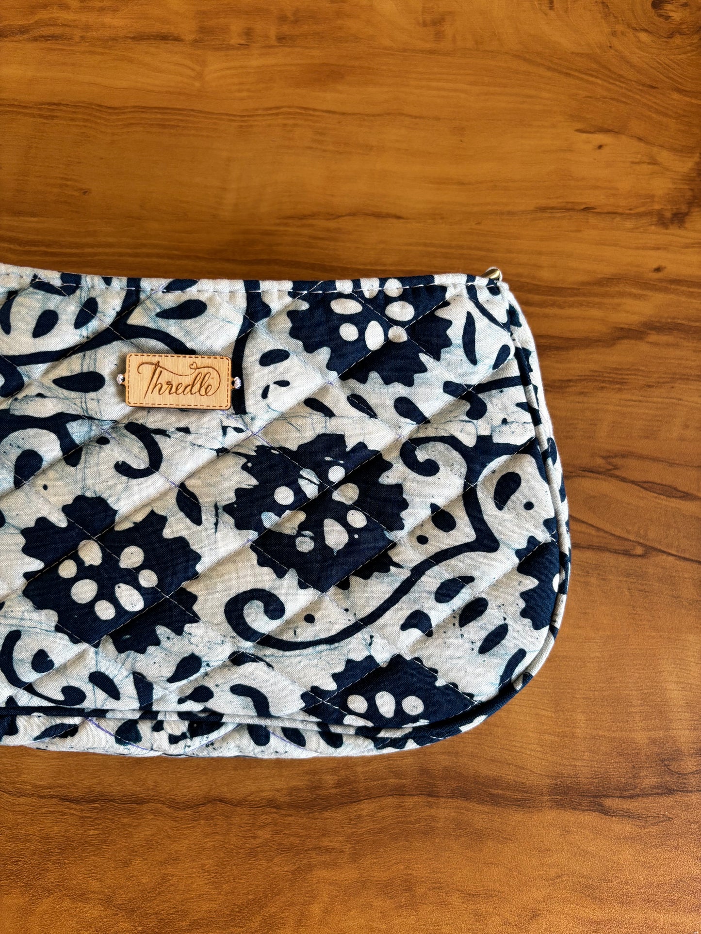 Batik print Baguette bag