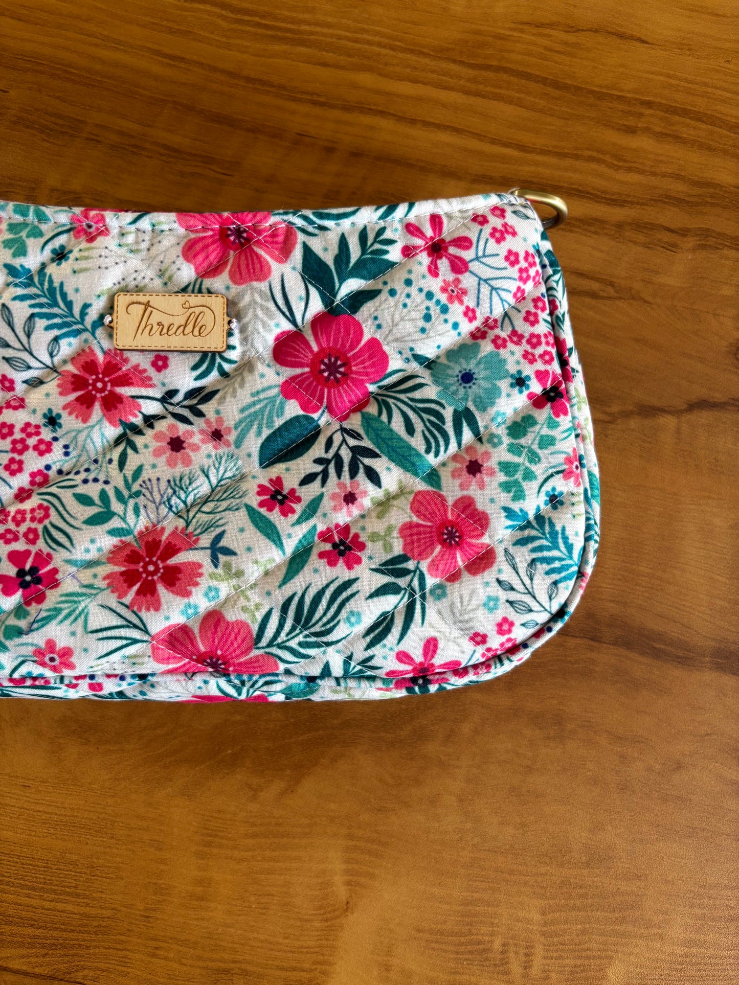 Floral print Baguette bag