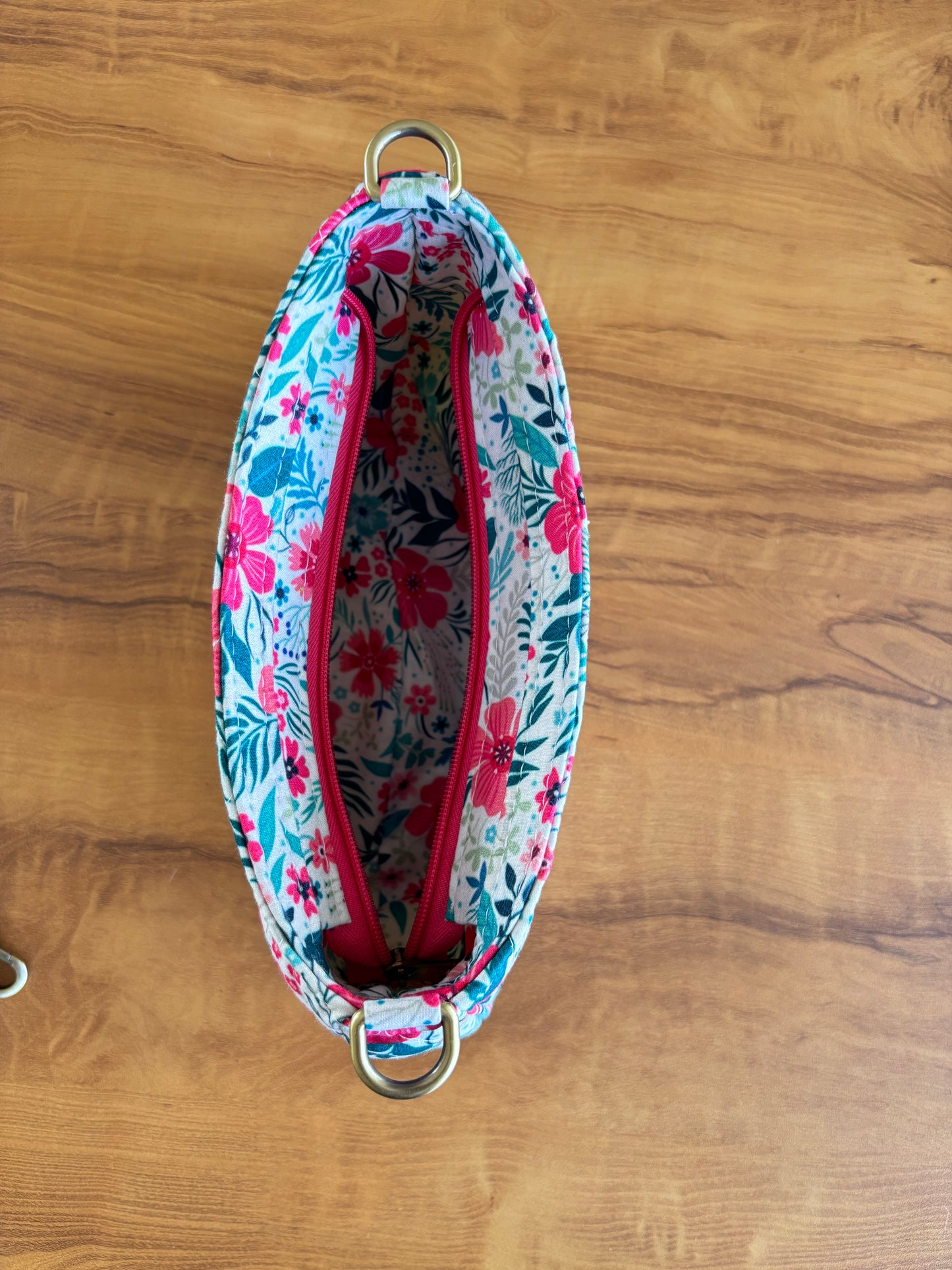 Floral print Baguette bag