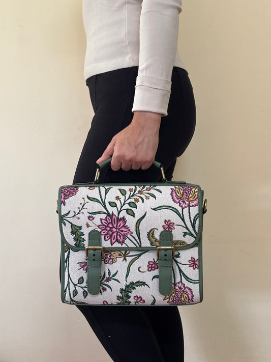 Meadow Bloom Saddle Bag