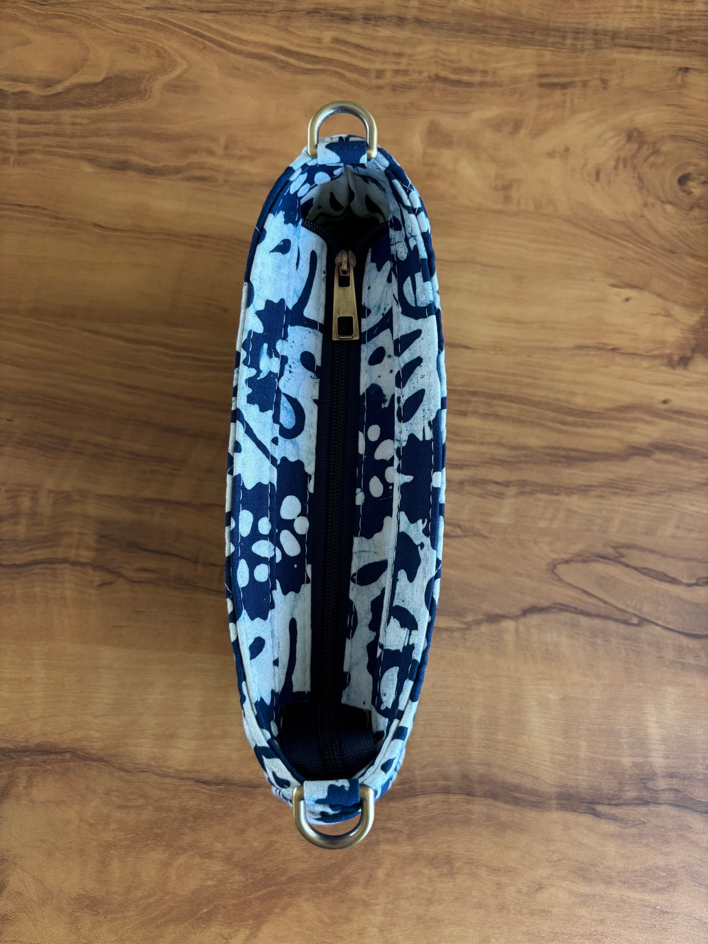 Batik print Baguette bag