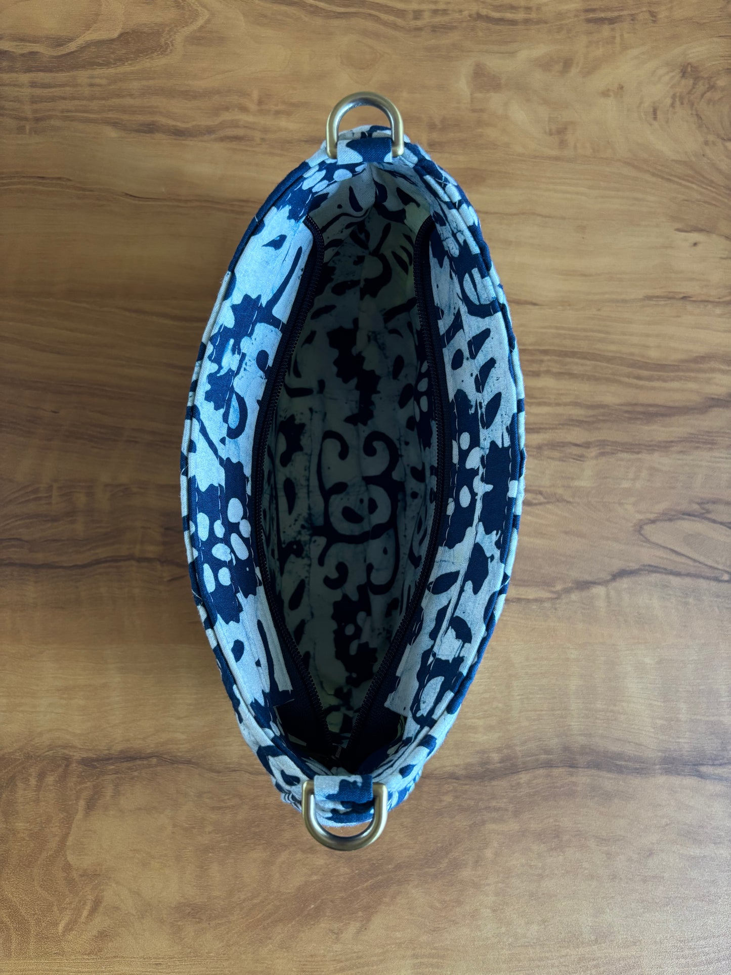 Batik print Baguette bag