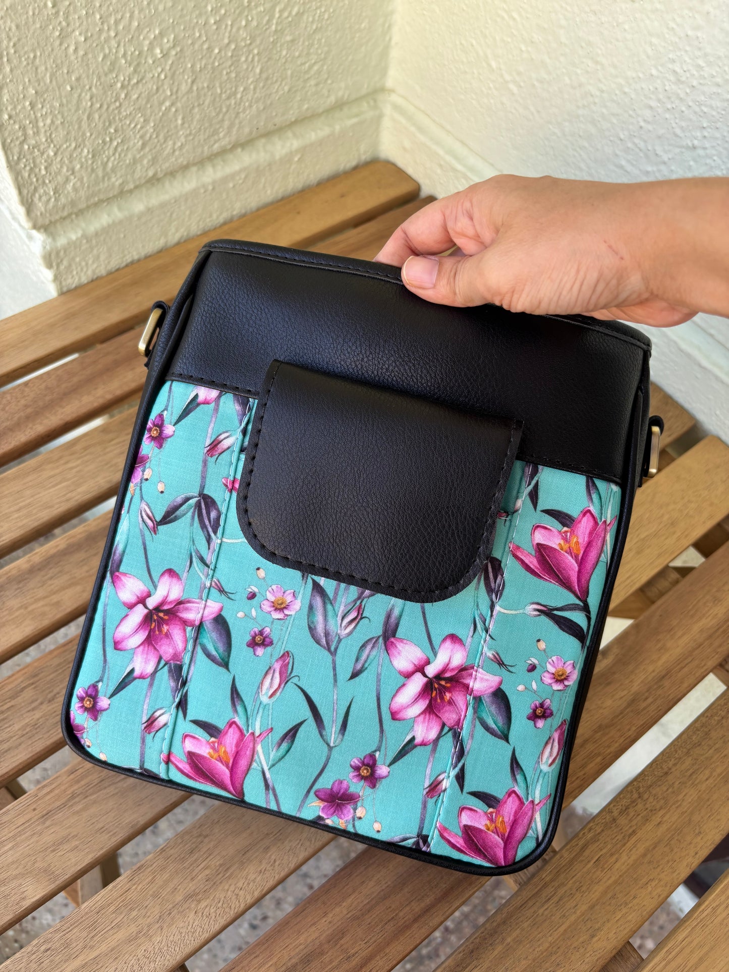 Emerald Bloom Crossbody