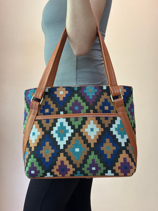 Geo Weave Tote