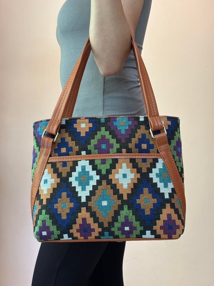 Geo Weave Tote