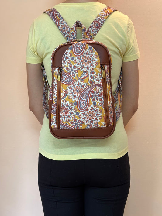 Amber Paisley Backpack