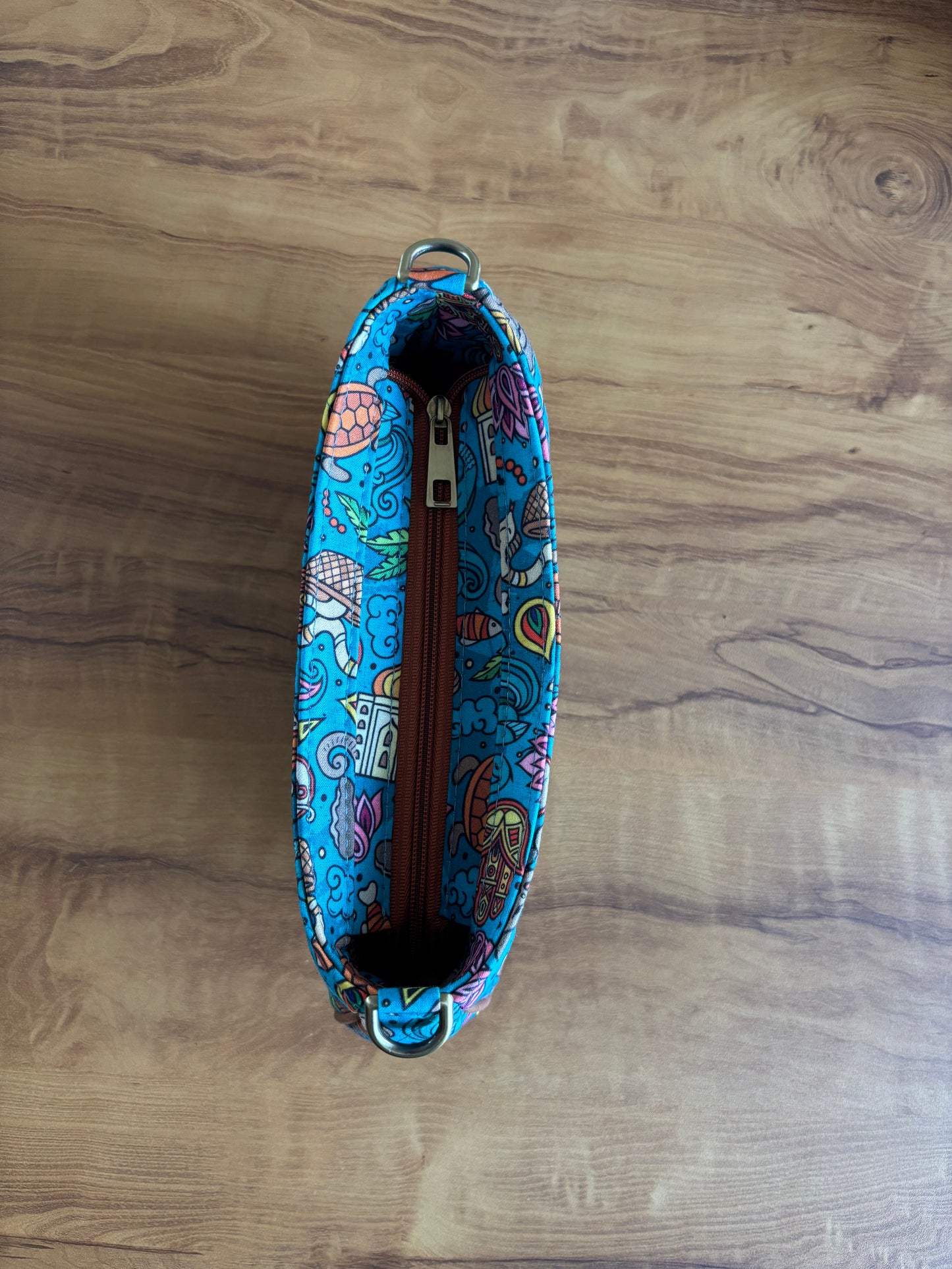 India print Baguette bag